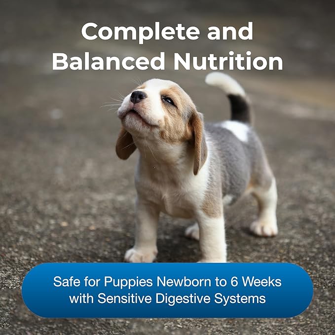 PetAg Goat’s Milk Esbilac Powder - 12 oz, Pack of 2 - Powdered Puppy Formula with Prebiotics, Probiotics & Vitamins for Puppies Newborn to Six Weeks Old - for Sensitive Digestive Systems-Mewly Pet