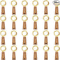 24 Pack 20 LED Wine Bottle Cork Lights, Fairy Mini String Lights Copper Wire, Battery Operated Starry Lights for DIY, Christmas, Halloween, Wedding, Party, Indoor&Outdoor (24 Pack, Warm White)