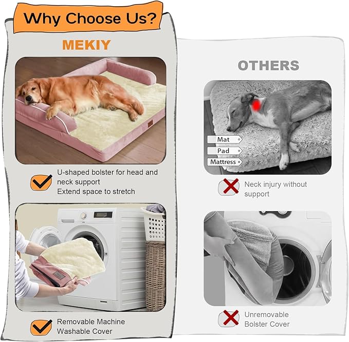 Small Dog Bed and Cat Sofa Waterproof Orthopedic Dog Beds for Small Dogs Cat Bed Comfy Pet Couch Sofa Beds with Washable Removable Cover & Non-Slip Bottom-Mewly Pet