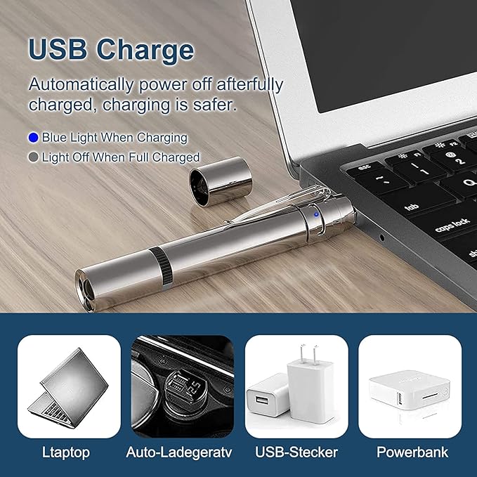 Cat Toys Laser Pointer for Indoor, Rechargeable, 7 Adjustable Wand Red Light Pet Interactive Cat Mouse Toys to Keep Busyfor Kitten Dog Chase Play-Mewly Pet