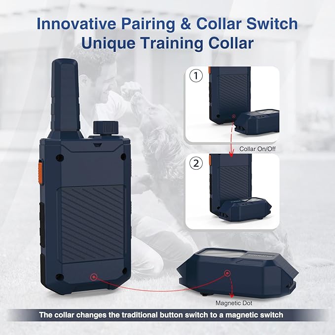 Dog Training Collar 2 Dogs with 3 Night Lights-4200FT E Collar for Dogs Training, 4 Powerful Modes with 119 Training Levels Rechargeable Electric Dog Collar for 20-140 lbs Dogs