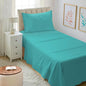 Mejoroom Twin XL Sheet Set - Hotel Luxury Microfiber Sheet & Pillowcase Sets Fits College Dorm Room Mattress - Soft, Breathable, Wrinkle & Fade Resistant - 3 Piece (Teal)