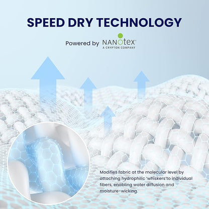 SLEEP ZONE Full Mattress Topper Cooling Mattress Pad Cover Fluffy Down Alternative Bed Topper 8-21 Inch Deep Pocket, Full