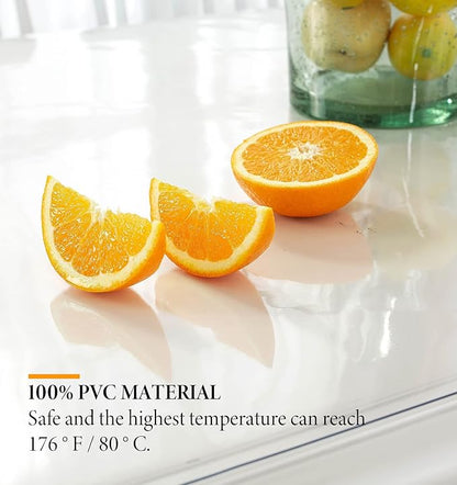 Deep Dream 1.5mm Clear Desk Cover Protector, 44×84 Inch Clear Table Protector, Rectangular Vinyl Desk Pad, PVC Plastic Table Cover for Office, Dresser, Night Stand, Computer & Writing Desk Tabletop