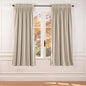 Lazzzy Velvet Blackout Curtains Thermal Insulated Room Window Drapes Super Soft Luxury Curtains for Living Room Bedroom Rod Pocket 2 Panels, Beige, 52" W x 72" L