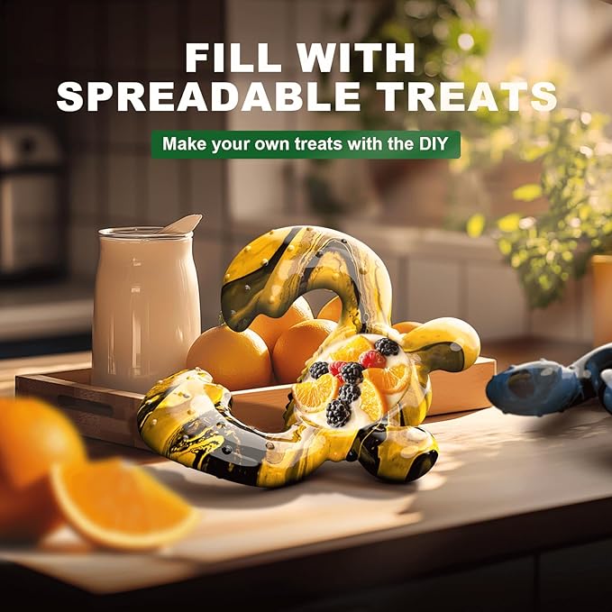 Durable Dog Chew Toy for Aggressive Chewers - Tough Nylon Bone for Medium Breeds, Interactive Teething Toy with Real Bacon Flavor, Keeps Dogs Busy, Christmas Birthday Gifts for Dogs-Mewly Pet