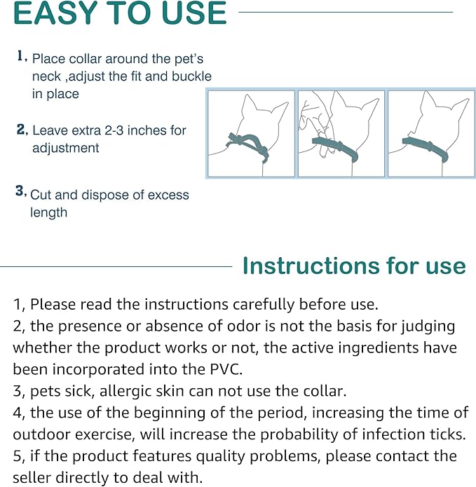 Flea and Tick Collar for Cats. Offers 4 * 6 Months of Protection. Made from Quality Essential Oils. Waterproof and Natural. Protects Kittens. Free Flea Comb and Tick Tweezers. (4 Pack - 13.8 inches)-Mewly Pet