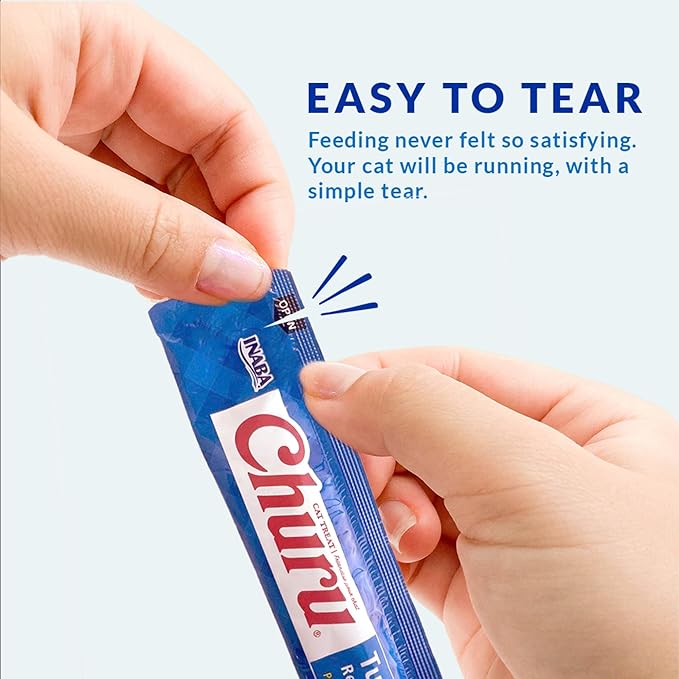 INABA Churu Cat Treats, Lickable, Squeezable Creamy Purée with Vitamin E, 0.5 Ounces per Tube, 100 Tubes Total, Chicken Variety-Mewly Pet