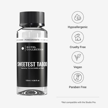 Hotel Collection Diffuser Oil - Sweetest Taboo - Aromatherapy Essential Fragrance Oil - White Woods, Pomegranate, and Peony - 120mL 4.1 Fl oz