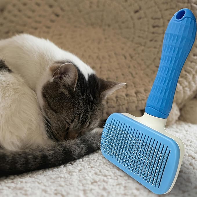 Pet Cleaning Deshedding Brush,Pet Hair Removal Brush for Shedding Massaging Grooming for Small Dogs,Cats,Rabbits-Mewly Pet