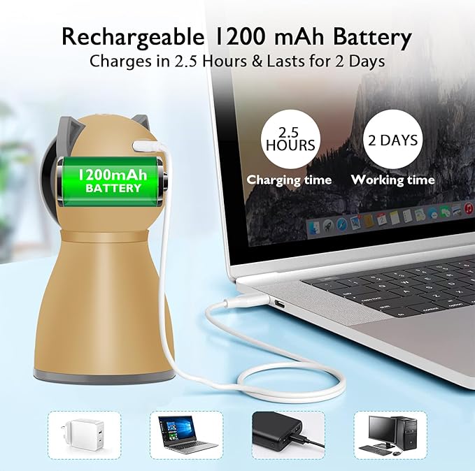 Interactive Cat Laser Toy Automatic for Indoor Cats,Real Random Trajectory Rechargeable Laser Cat Toys for Indoor Cats/Kittens/Dogs-Mewly Pet