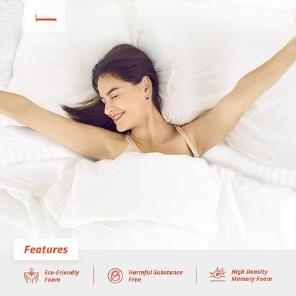PrimaSleep Full Mattress, 8 Inch Gel Memory Foam Mattress, Gel Infused for Comfort and Pressure Relief, CertiPUR-US Certified, Bed-in-a-Box, Medium Firm, Full Size