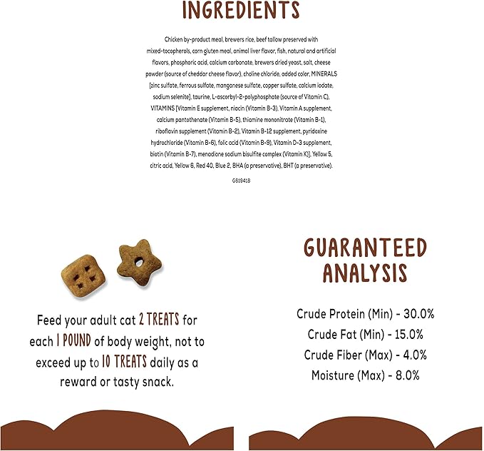 Purina Friskies Party Mix Cat Treats (Wild West Crunch, 2.1 Ounce (Pack of 6))-Mewly Pet