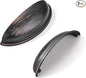 khtumeware 2 Pack 3-1/2" Drawer Pulls Oil Rubbed Bronze Cabinet Cup Pulls Kitchen Hardware Cabinet Handles Drawer Handles Knobs 3.5 inch Hole Center