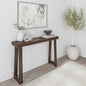 Plank+Beam Solid Wood Console Table, 46 Inch, Sofa Table, Narrow Entryway Table for Hallway, Behind The Couch, Living Room, Foyer, Easy Assembly, Walnut