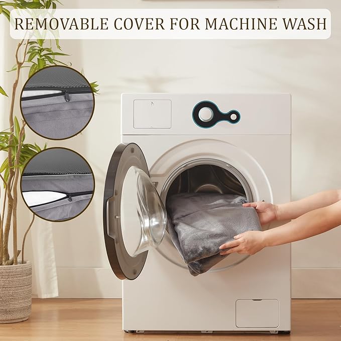 Bedfolks Orthopedic Dog Bed XL, Waterproof Dog Sofa Bed for Extra Large Dogs, Egg Foam Pet Couch Bed with Removable Washable Cover and Nonslip Bottom, Dark Grey-Mewly Pet