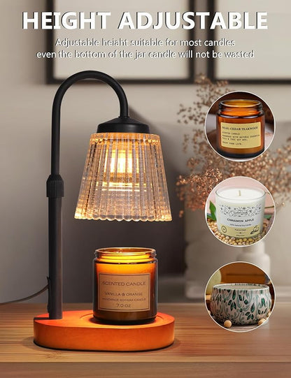 Candle Warmer Lamp with Timer Dimmable, Adjustable Lamp Candle Warmer, Birthday Gifts for Women Mom, Wax Warmer Lamp for Scented Jar, House Warming Gifts New Home Decor