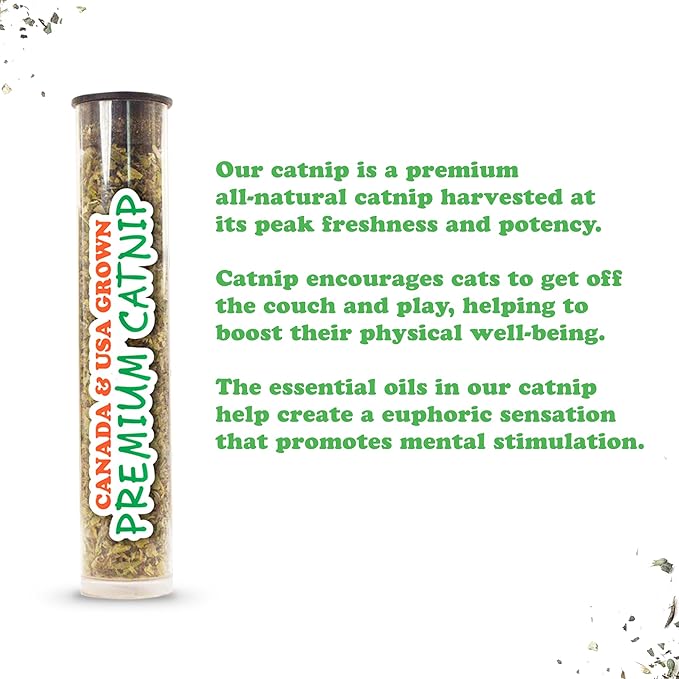 Meowijuana Pickle Bundle | Get Kickin' Refillable Spicy Pickle Toy and Meowi-Waui Catnip | Promotes Play and Cat Health | Includes North American Organic Catnip-Mewly Pet