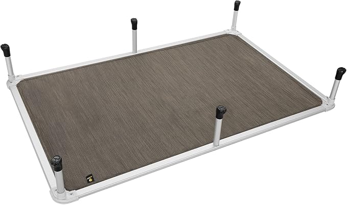 Veehoo Chew Proof Elevated Dog Bed - Cooling Raised Pet Cot - Silver Aluminum Frame and Durable Teslin Mesh Fabric, Unique Designed No-Slip Feet for Indoor or Outdoor Use, Brown, XX-Large, CWC2003-Mewly Pet