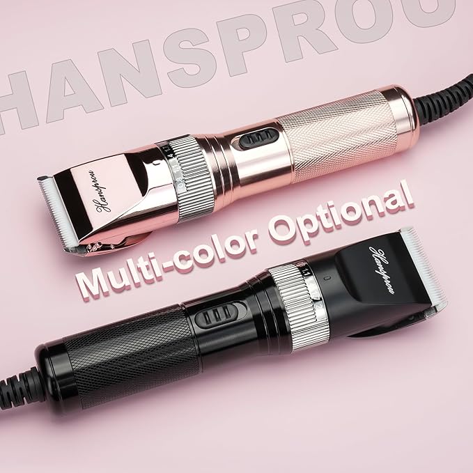 Dog Clippers for Grooming,Upgraded 36V Heavy Duty Dog Clippers,Professional Pet Hair Trimmer for Thick Coat,Corded Pet Clipper with Guard Combs Brush-Mewly Pet