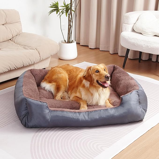 Dog Beds for Jumbo Dogs, Large Pet Beds Machine Washable, Soft Dog Sofa Bed with Non-Slip Bottom-Mewly Pet