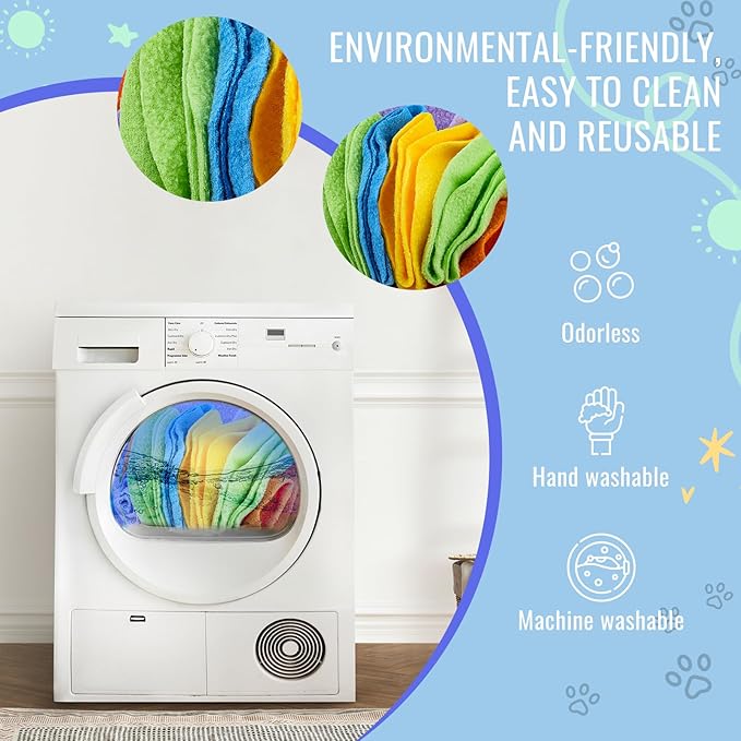 Pet Snuffle Ball, Puzzle Sniffing Interactive Dog Ball for Blind Dogs Training Stress Relief Dog Enrichment Toys Treat Machine Washable (15cm, Sweet Purple)-Mewly Pet