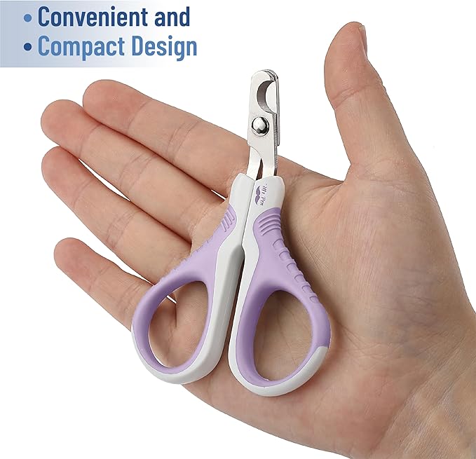 Mr. Pen Cat Nail Trimmer - Purple, Cat & Kitten Nail Clippers, Pet Claw Trimmer-Mewly Pet
