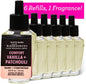 6 Pack Aromatherapy Vanilla Patchouli Wallflowers Fragrance Refill 0.8 Oz.