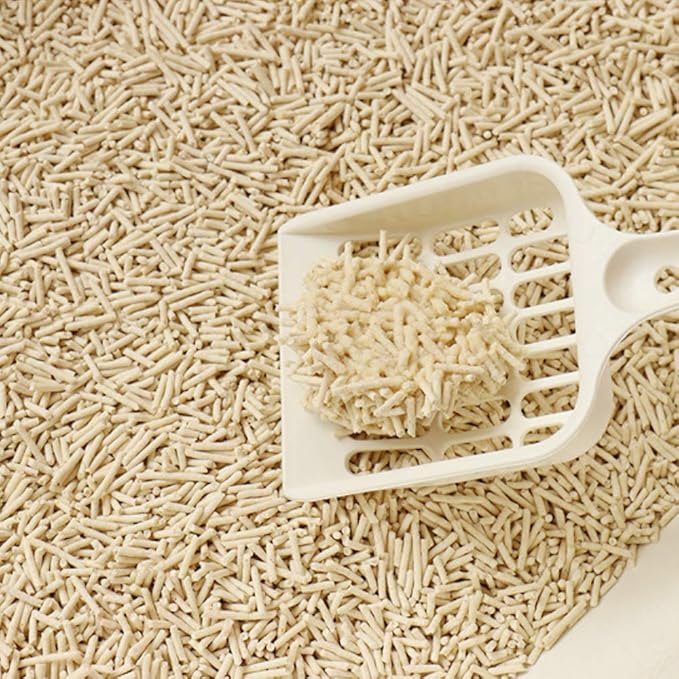 Natural Soy Litter, Tofu Cat Litter - Clumping, Flushable, Ultra Absorbent and Fast Drying - Zero Dust, Low Tracking - Unscented, 2 Pack-Mewly Pet