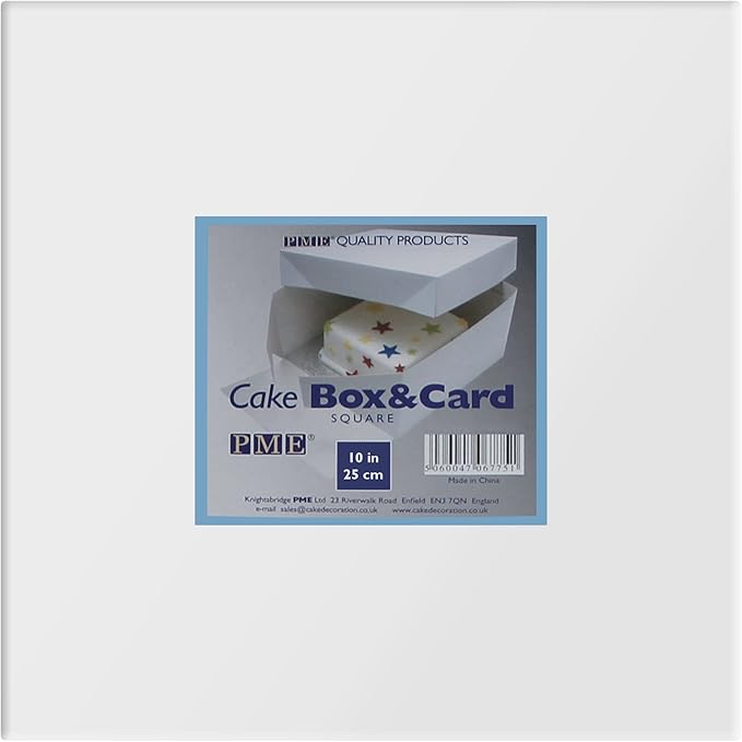 PME Square Cake Box, 10-Inch