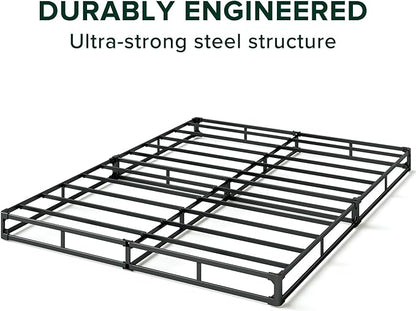 ZINUS 5 Inch Queen WonderBox(TM) Smart Box Spring, Quick Assembly Mattress Foundation, Durable Metal Frame, Grey