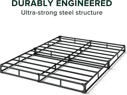 ZINUS 5 Inch Full WonderBox(TM) Smart Box Spring, Quick Assembly Mattress Foundation, Durable Metal Frame, Grey