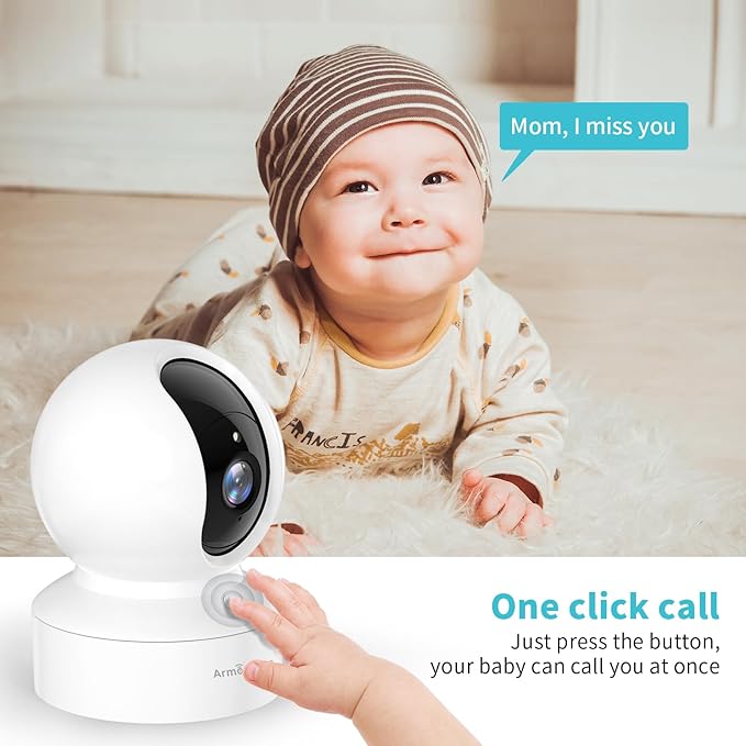 Pet Camera, 2K HD Dog Camera with Phone APP, 360° Pan/Tilt View Puppy Cam, One Click Call for Baby Monitor, MagivPix Night Vision,Motion Tracking Alarm with Cloud/Local SD,Home Indoor Security Cam-Mewly Pet
