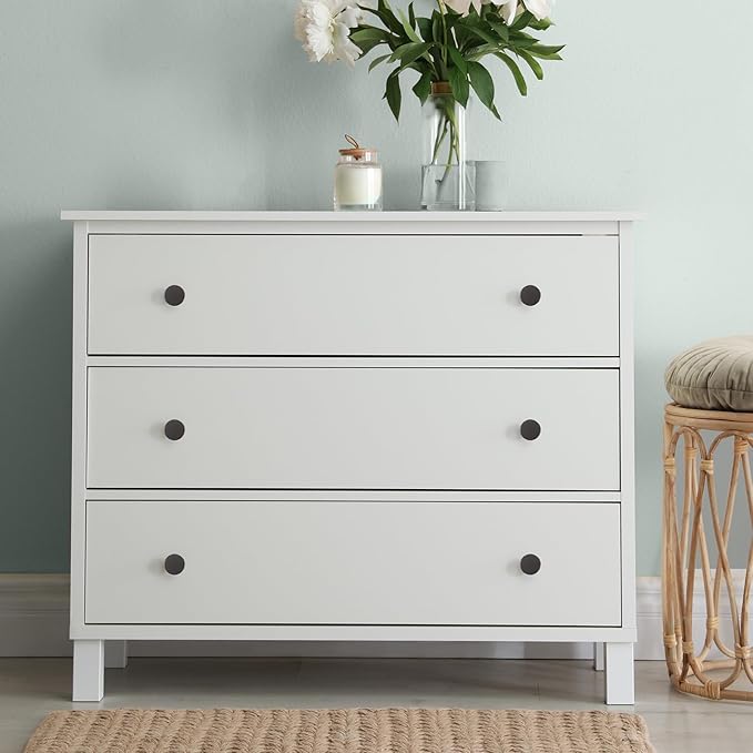 Ravinte 1 Pack Cabinet Knobs Pearl Grey Kitchen Cabinet Knobs Round Dresser Drawer Pulls Closet Door Pulls 1-1/5 Inch
