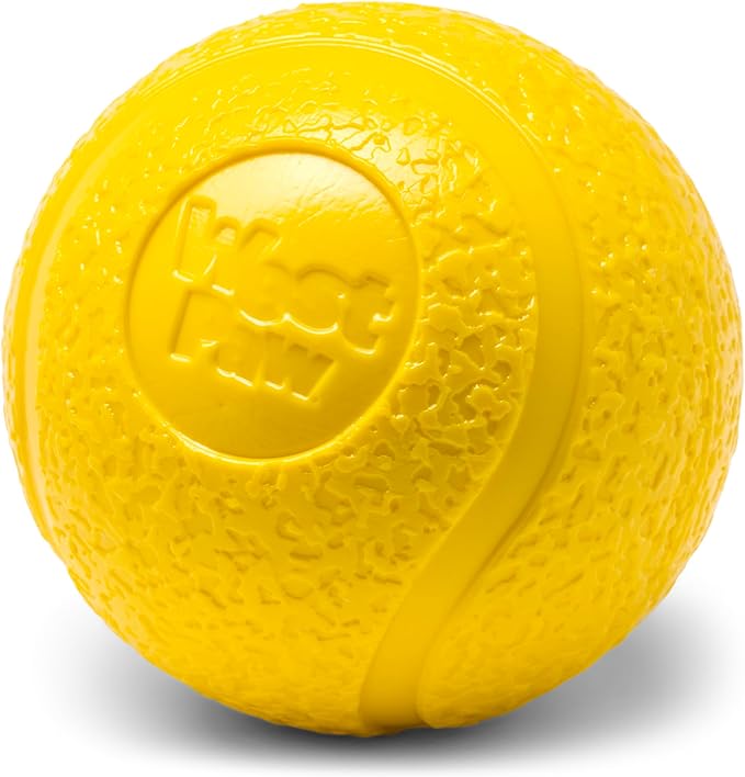 WEST PAW Boundr Ball Dog Fetch Toy – Bouncing Toys for Dogs, Fetch, Catch, Chewing, Play – Floatable, Recyclable Balls – Small Aqua Blue/Dandelion Yellow 2-Pack-Mewly Pet