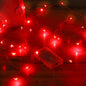 Mikasol Fairy Lights Battery Operated, 1 Pack Mini 3*AAA Battery Powered Copper Wire Led Starry String Lights Firefly Lights for Bedroom, Christmas, Parties, Decoration (5m/16ft Red)