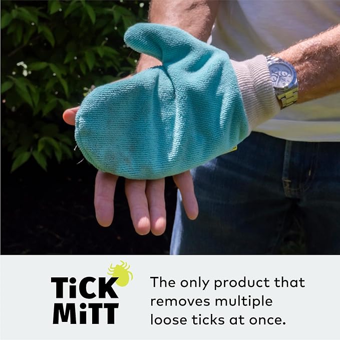 Blue Protective Glove for Tick Removal from Pets & Humans - Easy, Gentle, Chemical-Free Tick Handling - Portable & Durable for Outdoor Adventures-Mewly Pet