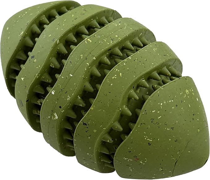 Max Fusion with Nike Grind, Arlee Spiro Football Treat Dispensing Dog Toy, Durable Dog Treat Toy, M-Mewly Pet