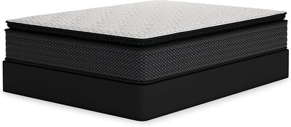 Signature Design by Ashley Limited Edition Pillow Top 13 " Pillow Top Hybrid Mattress with Gel Memory Foam and Edge Support for Cool Sleep and Pressure Relief, California King, Fiberglass Free