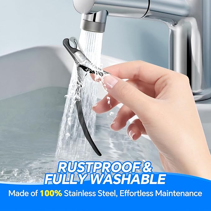 Dog Cat Nail Clippers for Large Dogs Heavy Duty Dog, Professional Stainless Steel Pet Nail Trimmers, Sharp & Safe with Ergonomic Handle, Built-in Nail File-Mewly Pet