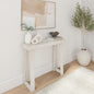 Plank+Beam Solid Wood Console Table, 36 Inch, Sofa Table, Narrow Entryway Table for Hallway, Behind The Couch, Living Room, Foyer, Easy Assembly, Coastal White