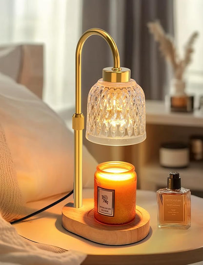 Candle Warmer Lamp with Timer Dimmable, Adjustable Lamp Candle Warmer, Birthday Gifts for Women Mom, Wax Warmer Lamp for Scented Jar, House Warming Gifts New Home Decor