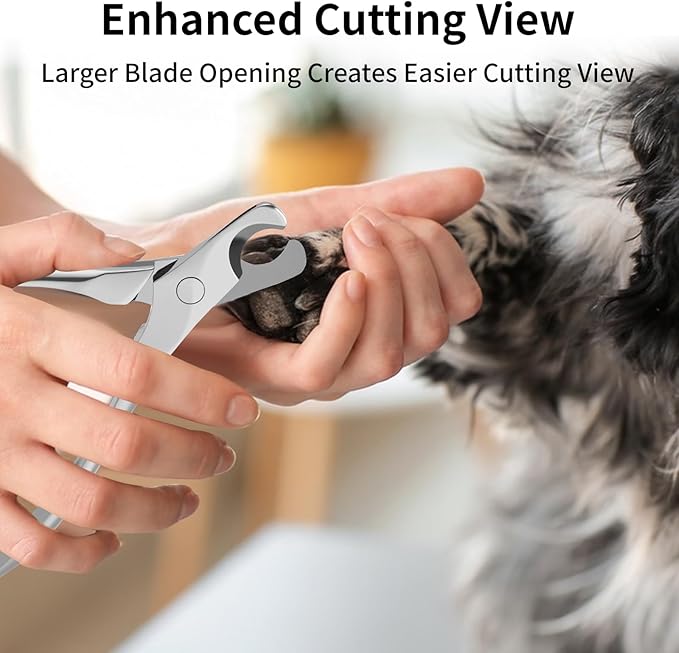 Dog Nail Clippers & Trimmers with Safety Guard - Heavy Duty Pet Nail Clippers for Large, Medium, Small Dogs & Cats-Mewly Pet