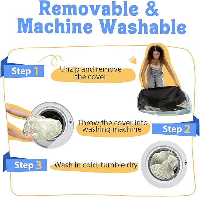 Washable Orthopedic Large Dog Bed - Removable Orthopedic Foam Dog Beds with Bolsters Waterproof Large Dogs Bed and Non-Slip Bottom Extra Large Dogs Beds Sofa-Mewly Pet