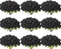 102 PCS Fake Roses Artificial Flowers Bulk, Black Roses Bridal Bouquet Silk Faux Rose with Stems for Wedding Flowers Decoration, Valentine's Day, Bridal Bouquet, Anniversary,Home Decor (102PCS, Black)