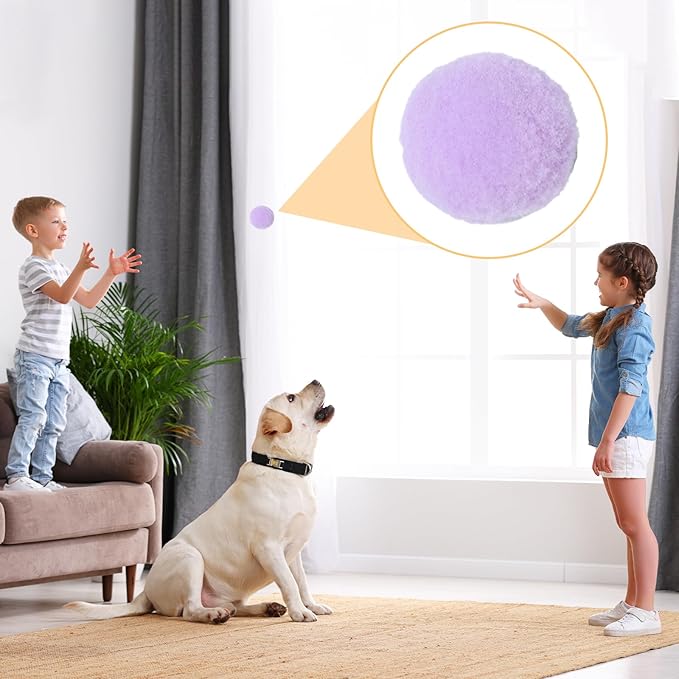 30 Pcs Soft Plush Cat Ball,Cat Toy Balls,Bulk Cats Toys,Puff Balls,Fuzzy Colorful Cats Ball for Pet Playing Exercising-Mewly Pet