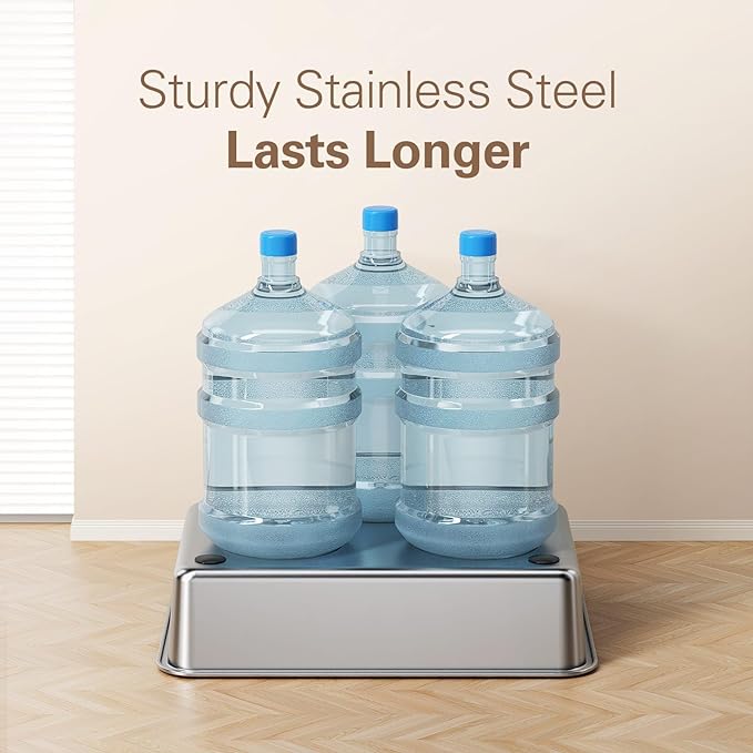 Zarler Stainless Steel Litter Box with Lid, Extra Large Cat Litter Boxes, XL Large Metal Litter Box for Big Cats with High Sided, Grey (Non-Sticky, Easy to Clean, Anti-Urine Leakage)-Mewly Pet