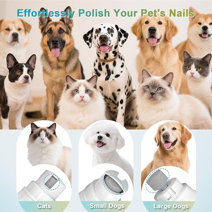 4 in 1 Dog Clippers Grooming Kit with LED Screen, Cordless Quiet Paw Trimmer & Nail Grinder, Rechargeable Waterproof Feet Ear Body Hair Shaver for Cats Dogs Pet Supplies-Mewly Pet