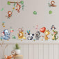 Animal Wall Stickers Cute Wall Decals Kid Room Nursery Baby Bedroom Décor (Happy Dancing Animals)