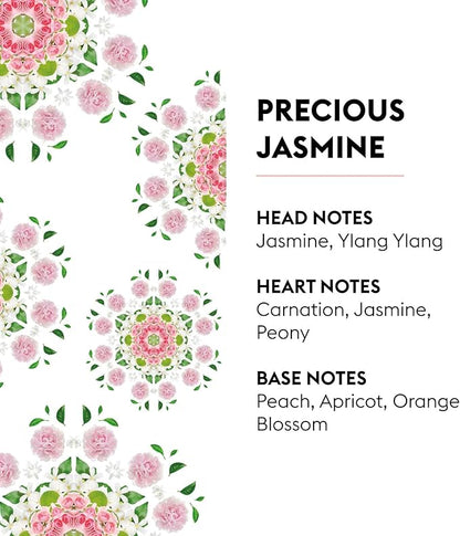 Maison Berger - Precious Jasmine - Lampe Berger Fragrance Refill Oil for Home Diffusers - Luxury Air Freshener with Jasmine, Peach & Orange Blossom Notes - 16.9 Fl Oz (500ml)